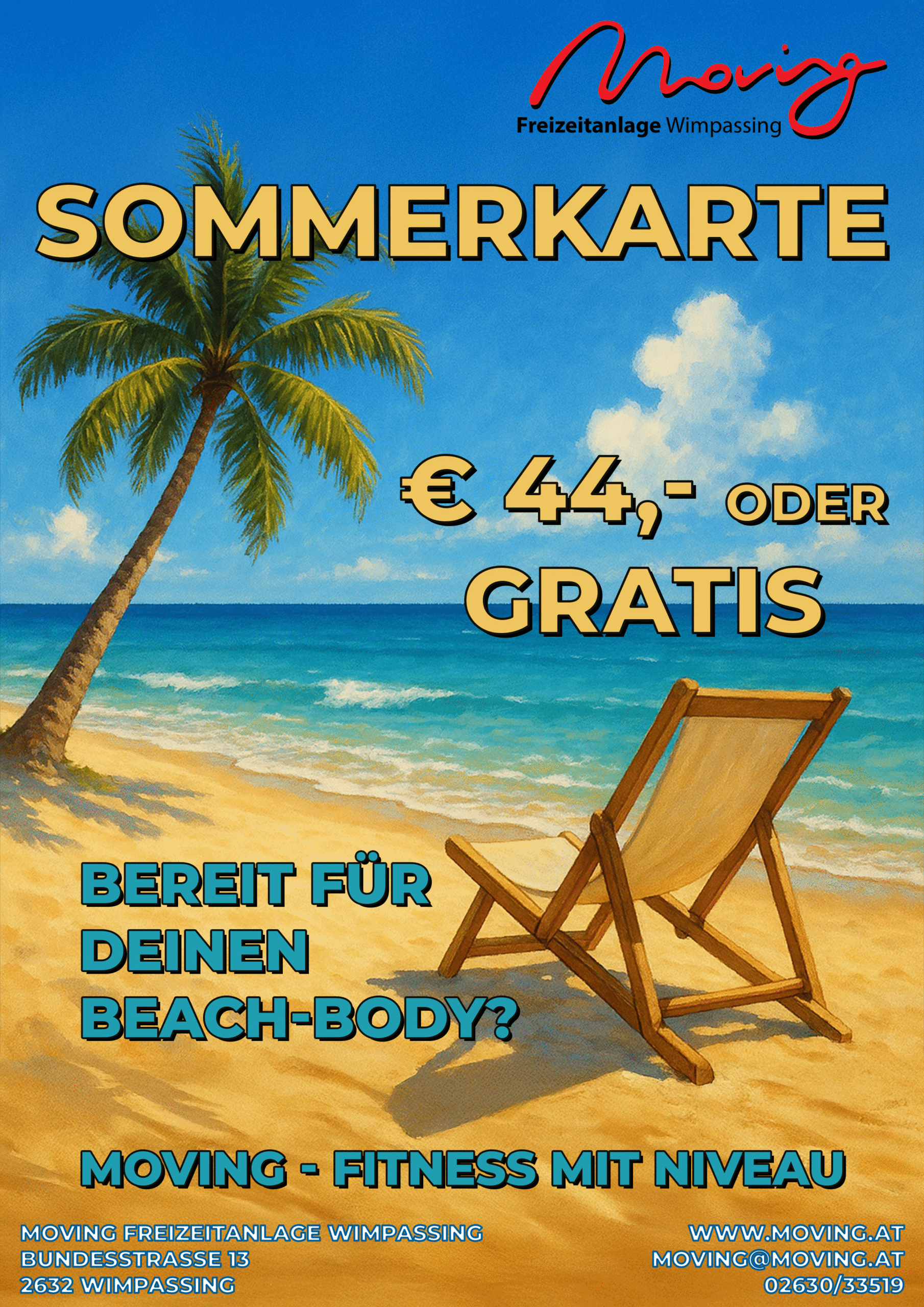 Moving Sommerkarte 2025